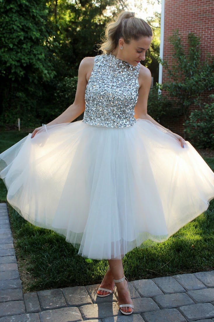 Tulle skirt sales crop top outfit